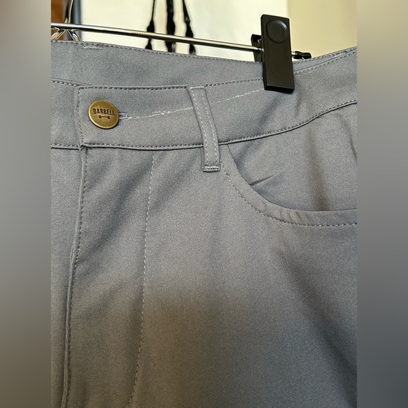 Men’s Barbell Athletic Straight Leg Pants Grey Size 32 - Picture 2 of 4